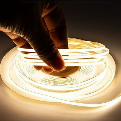 ULVYNTEX Ultra-Narrow 3mm USB Powered Cob Led Strip Lights Self-Adhesive, for Kitchen Cabinets, Bedroom, Gaming Desk (4000k Natural White, 2ft) - color: 4000k Natural White, size: 2ft