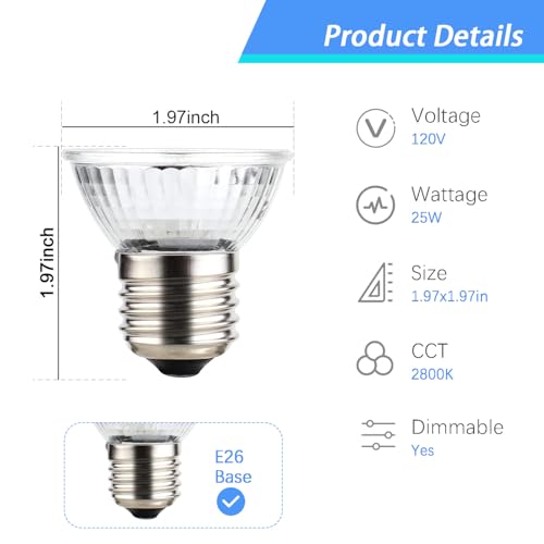 2-Pack 25W UVA Bulbs, Light Turtle Heat Lamp for Reptiles and Amphibian Tanks, Terrariums and Cages, Fit E26 Heat Reptile Lamp,Works with Various Lamp Fixtures,for Lizards, Snakes, Turtles - size: 25 Watts (2-Pack)