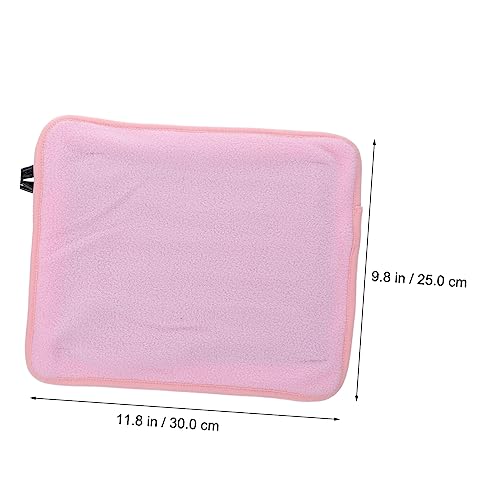 VANZACK 1pc Pet Heating Pad Pet Bed Dragon Reptile Under Tank Heating Pad Chicken Coop Rabbit Turtle Basking Platform Thermostat Reptile Turtle Tank Blanket Frog Snake Gecko Pink Polyester - color: Pink