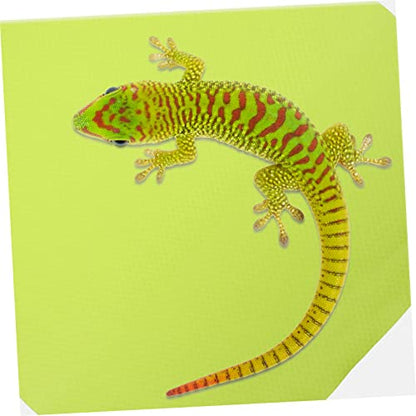 BESPORTBLE Leopard Gecko Bearded Dragon Snake Terrarium Liner Reptile Carpet Eva Pet Substrate Mat - color: Light Green