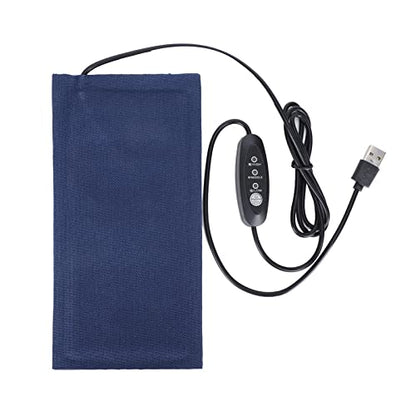 Reptile Heating Mat | USB Powered Adjustable Temperature Pad for Terrariums/Enclosures/Cages | 3 Heat Settings, Safe Sealed Perimeter, 2 Sizes (S) - style: S