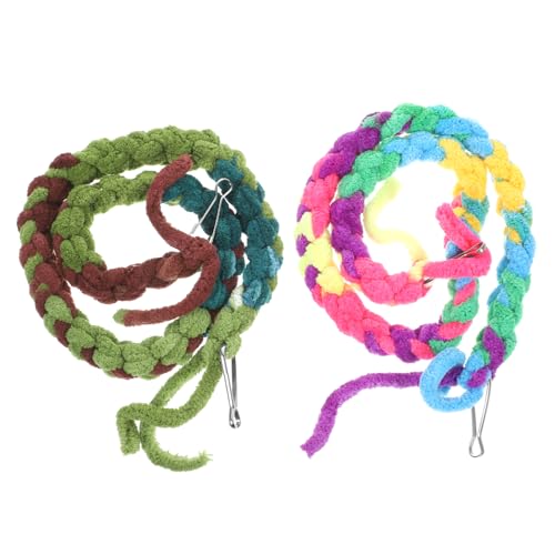 BESPORTBLE 2pcs Climbing Rope Toys for Crab Reptile Tank Climbing Vine Terrarium Accessory Decor
