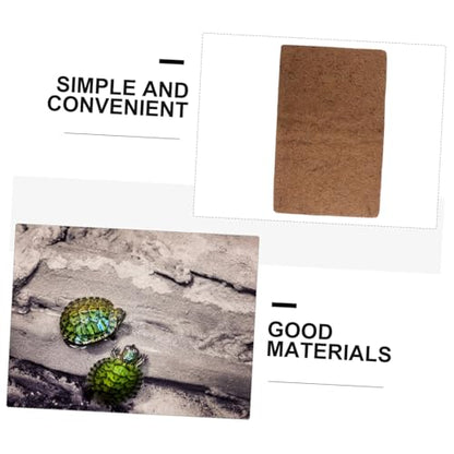 YARNOW 3pcs Reptile Supplies Mat Breathable Bedding Liner Cypress Mulch Reptile Bed Mat for Lizard Tank Accessories