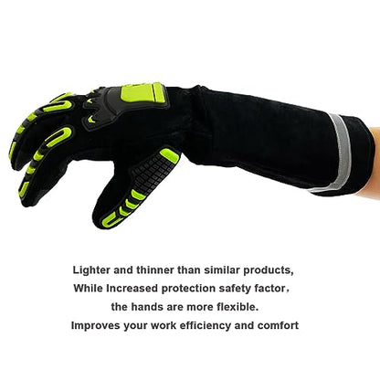 Snake Bite Proof Gloves Dexterous Animal Handling Tool Full Cover Kevlar material Reinforced Puncture Protection For Rattlesnake Cobra Pets Dogs Cats Reptiles