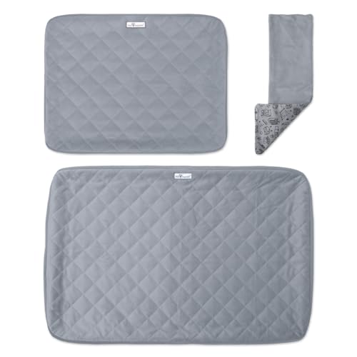 Paw Inspired Fitted Fleece Cage Liner Set for Ferret Nation, Critter Nation Single Unit (Bottom Pan Liner, Ramp Cover, Shelf Liner) for Ferrets, Rats, Chinchillas, Hedgehogs, Small Animals (Gray) - color: Gray, size: Single Unit Combo