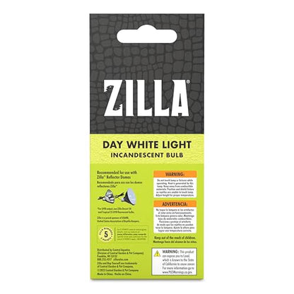 Zilla Incandescent Bulb, Day White - size: 50 Watts, style: Day White