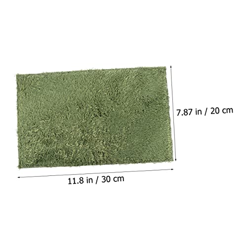 Sosoport Reptile Moss Carpet Mat Comfortable and Absorbent Tortoise Bedding for Terrariums for Amphibians and Reptiles Soft Material Moisture Retaining Fake Lawn
