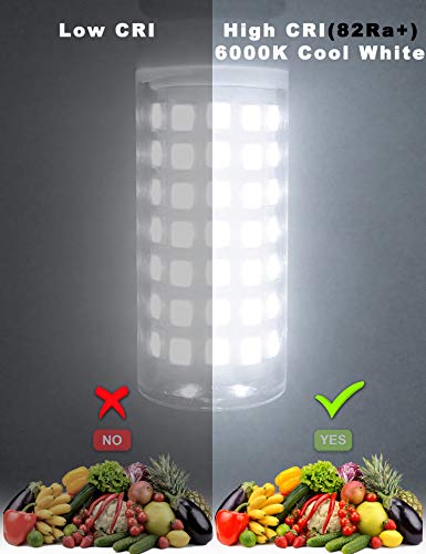 Ziomitus No Flicker G9 Led Bulbs Dimmable Daylight 6000K,Replace 40W 50W 60W Halogen,AC120V Dimmable G9 6W LED Cool White for Chandelier Pendant Ceiling Lamp(5Pack) - color: Daylight White, size: 6 Watts