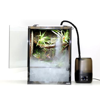 Habistat Reptile Humidifier 4L – Reptile Fogger with 5ft Hose, LED Digital Touch Buttons, Built-In Timer and Quiet Mist for Indoor Tanks, Terrarium Fogger for Enclosure Humidity Control Systems