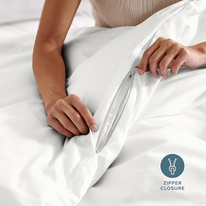 Bare Home Bedding Duvet Cover Extra Long Size - Premium 1800 Super Soft Collection - Lightweight, Cooling Duvet Cover - Soft Breathable Bedding (Twin/Twin XL, Cream) - color: 13 - Cream (No Comforter), size: Twin/Twin XL