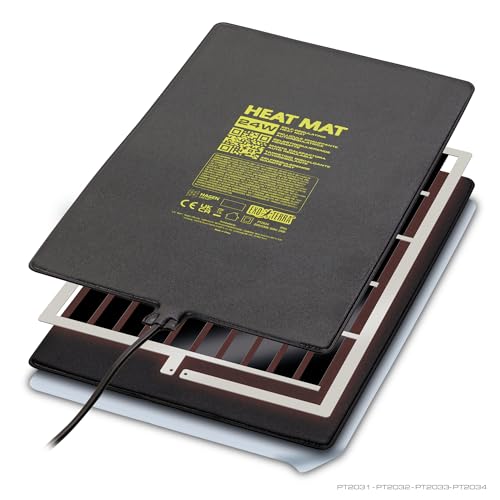 Exo Terra Heat Mat – Self-Regulating Reptile Heating Pad for Terrariums, Conductive Source for Reptiles & Amphibians, Fast Warm-Up, Safe & Energy Efficient, Even Distribution 4W