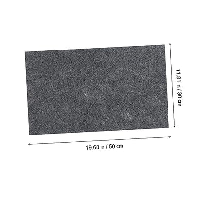 YARNOW 4pcs Reptile Carpet Liner Mat Absorbent Breathable Bedding for Lizard Snake Turtle Grey Substrate Mats Washable for Terrarium Use