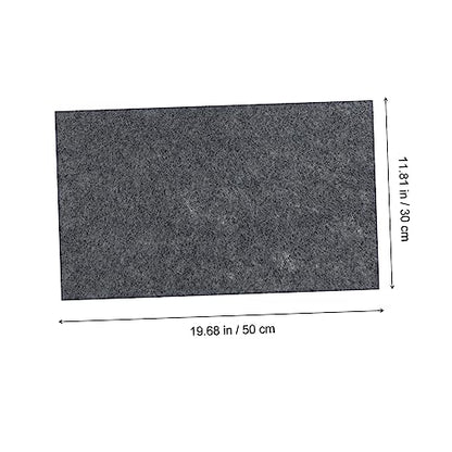 4pcs Reptile Carpet Substrate Liner Mat for Lizards Turtle Absorbent Washable Non-Abrasive Habitat Mats Grey for Terrarium Flooring