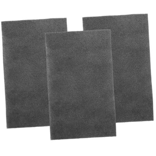 Happyyami 3pcs Reptile Carpet Substrate Mats Water-Absorbent Polyester Liners for Turtles Snakes Lizards and Tortoises Washable Reusable Easy to Clean Grey