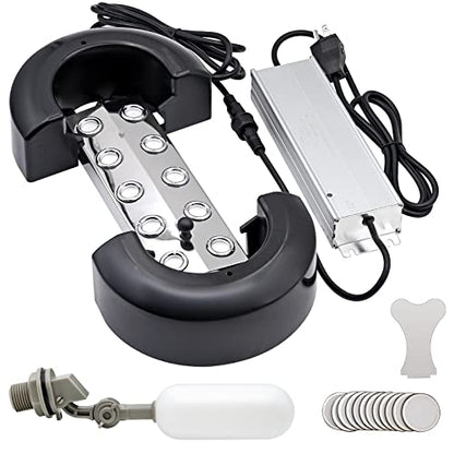 Mist Maker Ultrasonic Fogger 10 Head Mister Foggers with Float Pond Foggers Mist Maker Fogger Decoration Terrarium Aquarium Mushroom Floating Buoy Greenhouse Humidifier for Garden Plant