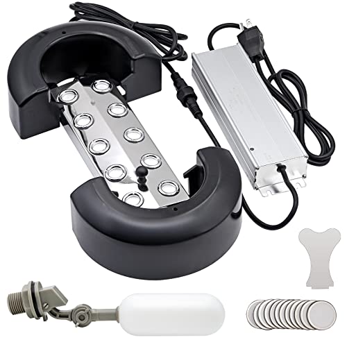 Mist Maker Ultrasonic Fogger 10 Head Mister Foggers with Float Pond Foggers Mist Maker Fogger Decoration Terrarium Aquarium Mushroom Floating Buoy Greenhouse Humidifier for Garden Plant