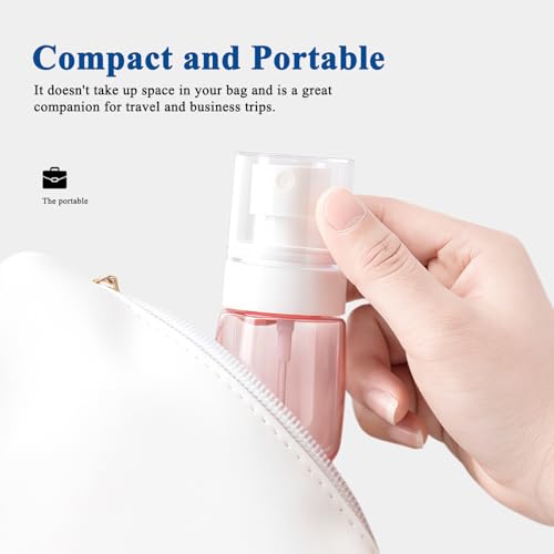 3 Pack Small Spray Bottle 1 oz/30ml Travel Size Fine Mist Mini Empty Spray Bottles - Leak Proof - for Toners, Perfume, Face & Hair Mist (3 color)
