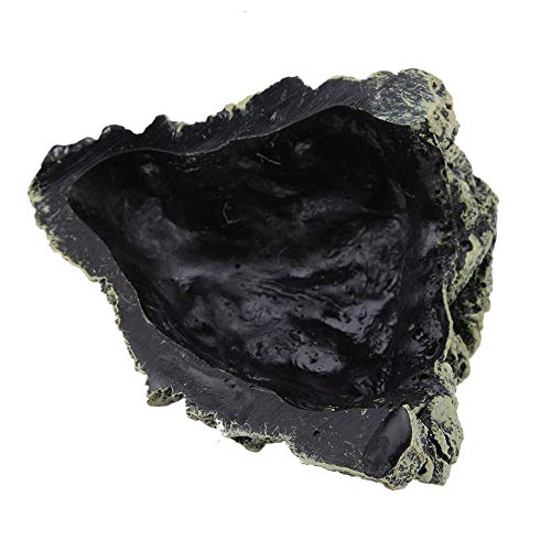 Weiyirot Fish Hiding Cave, Turtle Hiding Resin Cave, Aquarium Turtle Reptile Basking Hide House Habitat Shelter Decoration Ornament for Aquarium, Tank, Pond, etc(DB-025C Large)