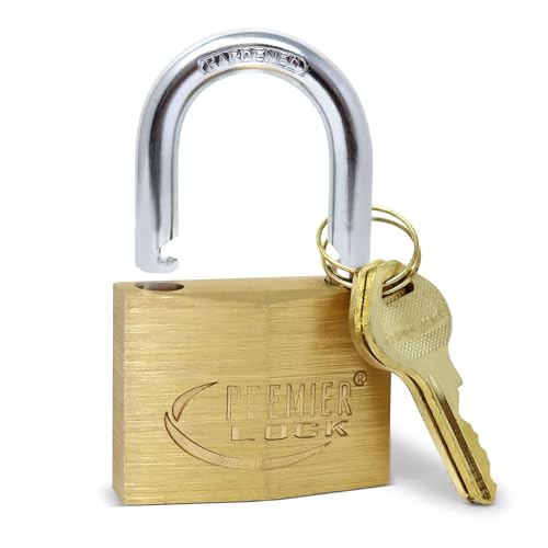 Premier Lock SBP07 Solid Brass Padlocks, 1-3/4-Inch, 1-Pack - size: 1-3/4-Inch, 1-Pack