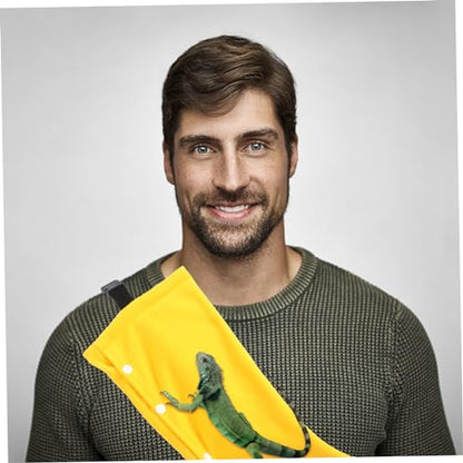 balacoo Portable Reptile Carrier Bag Lightweight Sling Carrier for Lizards Chameleons and Small Pets Versatile Travel Pouch for Hiking Shopping and Outdoor Adventures