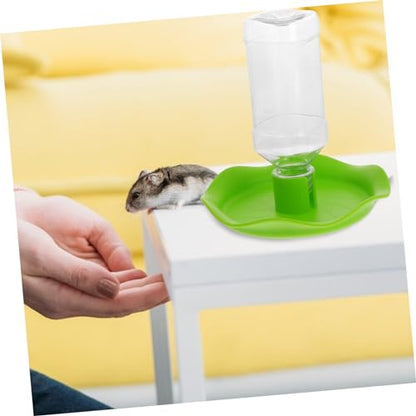 HEMOTON Automatic PET Fountain Water Feeder for Reptiles Drinking Basin for Tortoise and Lizard Reptile Water Dispenser Easy Refill System