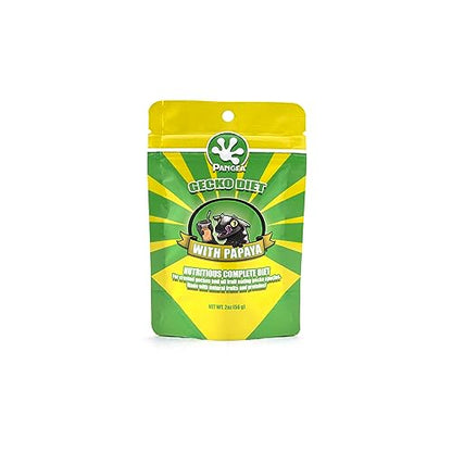Pangea Gecko Diet Sample Bundle - 2oz Fig & Insects, Watermelon, Breeding Formula, Apricot, & Papaya Diets