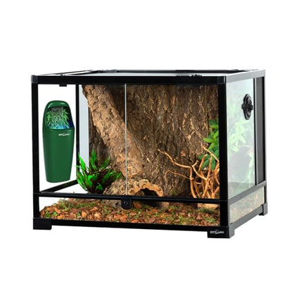 REPTIZOO Reptile Water Dispenser Automatic Chameleon Drinking Fountain with Indicator Light, Reptile Terrarium Decor Water Dripper for Reptiles, Chameleon, Lizard, Gecko Amphibians
