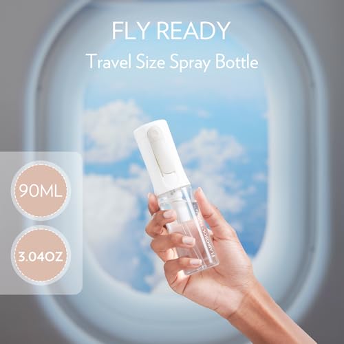 FLAIROSOL MyStyle, Spray Bottle for Hair - Small Travel Spray Bottle, Ultra Fine Continuous Water Mist for Face, Hairstyling, Salon, Cleaning, Beauty, Toners, Hydration & Makeup, 3.04oz / 90ml, White - color: White, style: 1 Pack