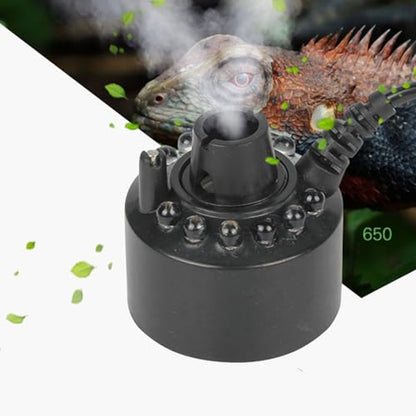 Fockety Reptile Fogger, Reptile Humidifiers with LED Colorful Lights, Reptile Mister for Amphibians Terrariums, Automatic Terrarium Fogger for Beared Dragon Lizard Gecko Snake Tortoise