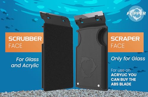 - Flipper Max Aquarium Algae Magnet Cleaner (for Glass or Acrylic Tanks 5/8-1-Inch) … - size: Max