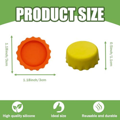 6 Pack Crested Gecko Food Dish, Gecko Food Bowl, Reusable Small Reptile Feeding Dish, Crested Gecko Tank Accessories for Hermit Crab,Turtle, Tarantula, Snake-6 Colors