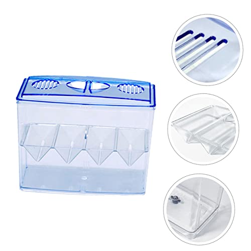 1pc Small Fish Breeding Tank Breathing Freestanding Self-Floating Isolation Box for Hatching and Incubation of Fish Fry