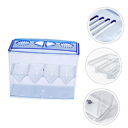 1pc Small Fish Breeding Tank Breathing Freestanding Self-Floating Isolation Box for Hatching and Incubation of Fish Fry