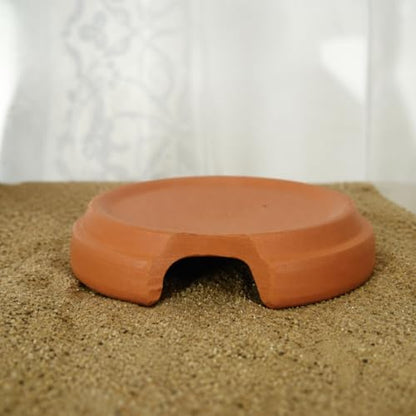 Terracotta Snake Hide, Reptile Hide Cave for Geckos Scorpions, Terrarium Decor Reddish Brown 100g, Small Reptile Hide (Diameter: - size: Small Reptile Hide (Diameter: