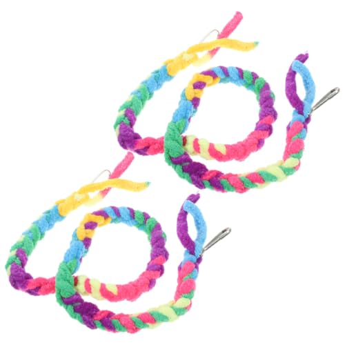2pcs Hermit Crab Climbing Rope for Reptile Tank and Terrarium, Cotton Rope Material, Safe and Sturdy Climbing Vine Accessory for Lizards and Frogs