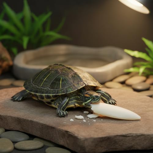emours Natural Cuttlefish Bone for Reptiles, Tortoises, Tortoise, Snails, Birds and Small Animals (3-3.5 inch (Pack of 2)) - size: 3-3.5 Inch (Pack of 2)