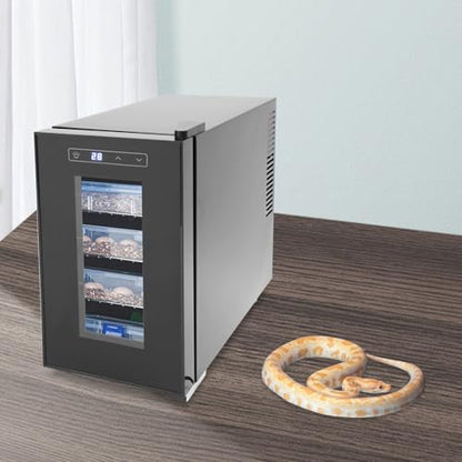 Reptile Egg Incubator 23L, Digital Scientific Lab Incubator with Cooling Heating 50-104°F, LED Display Touch Panel, Double Glass Door Egg Hatcher for Bearded Dragon Turtle Lizard Snake Chicken Quail