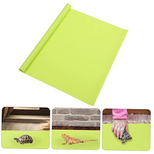 Kisangel Waterproof Reptile Carpet Mat Washable Non-Adhesive Substrate for Bearded Dragon and Leopard Gecko Terrariums 20 Gallon Tank Liner Basking Platform
