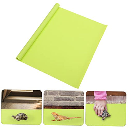 Kisangel Waterproof Reptile Carpet Mat Washable Non-Adhesive Substrate for Bearded Dragon and Leopard Gecko Terrariums 20 Gallon Tank Liner Basking Platform