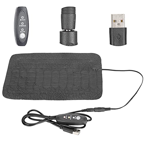 GLOGLOW Crawler Temperature Control Equipment and Crawler Lighting Proof Pet Heating Mat with 3 Level Temperature Adjustment for Lizards Snakes Turtles Amphibians Reptile Heat Pad, Water (S) - size: S