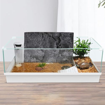 Alipis Stone Background Board for Reptile Tank 3D Aquarium Decor Fish Tank Decorative Panel