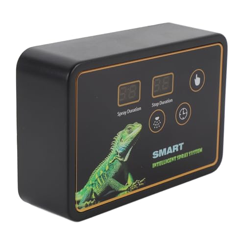 Sorandy Automatic Reptile with Timer, DC 5V Quiet Touch Control Reptile Humidifier Misting System Terrariums Humidifier with Timer 360° Adjustable Nozzles for Care (US Plug)