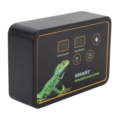 Sorandy Automatic Reptile with Timer, DC 5V Quiet Touch Control Reptile Humidifier Misting System Terrariums Humidifier with Timer 360° Adjustable Nozzles for Care (US Plug)