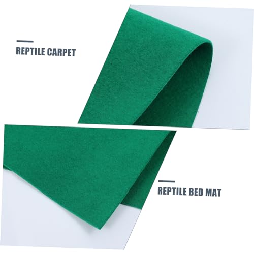 NOLITOY Reptile Carpet Cypress Mulch Pet Box Bottom Mat Lizard Snake Bedding Substrate for Reptile Tank - color: Green