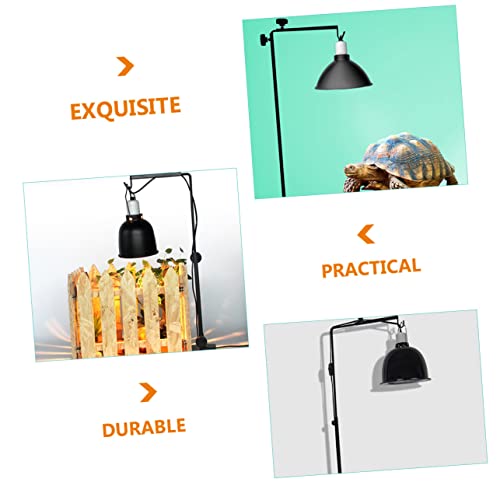 BESPORTBLE Adjustable Height Reptile Tank Lamp Stand Metal Light Rack Heat Lamp for Pets