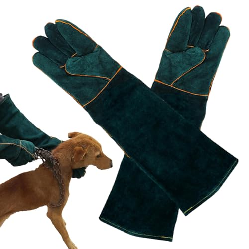Bite Proof Animal Handling Gloves, Dog Training Gloves, Multipurpose Pet Glove For Grabbing Reptile, Grooming, Trips To Vet, - size: 60CM