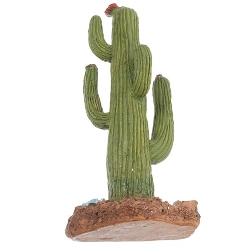Artificial Cactus Reptile Terrarium Decor Plastic Desert Plant for Bearded Dragon Habitat and Turtle Tank Accessories for Climbing Lizards