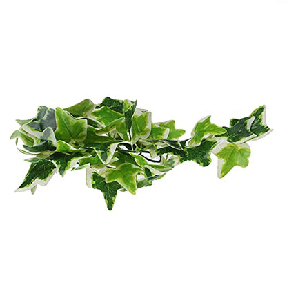 Artificial Reptile Plants Lifelike Plastic Plant Hanging Leaves Decoration with Suction Cup for Reptile Terrarium Fish Tank (New Star Leaf Vine) - size: New Star Leaf Vine