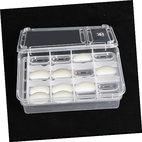 FRCOLOR Compartments Transparent Reptile Breeding Isolation Box Hatching Incubator for Snakes Turtles Geckos and Lizards Easy Observation and Cleaning for Incubation