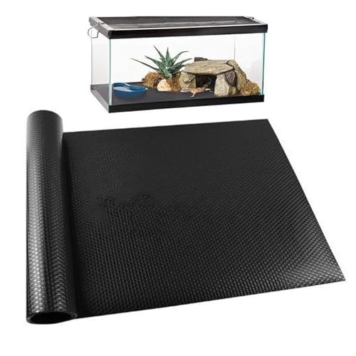 Terrarium Tank Liner - Non-Adhesive Reptile Bedding Mat, Washable Habitat Carpet | Soft Substrate Cage Liner for Gecko Lizard Snake Tortoise Vivarium Ground Cover Setup Indoor Enclosure - color: L